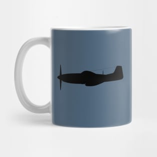 North American P-51 Mustang - Classic Fighter Plane Mug